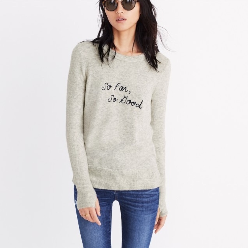 MADEWELL So Far, So Good Pullover Sweater